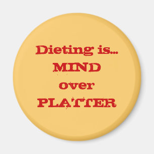 MIND OVER PLATTER MAGNEET