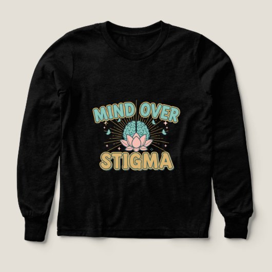 Mind Over Stigma – Mental Health Awareness Design (Motif recto)