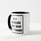 Mind Reader. Ik weet wat je denkt van twee Toon Mok (Voorkant links)