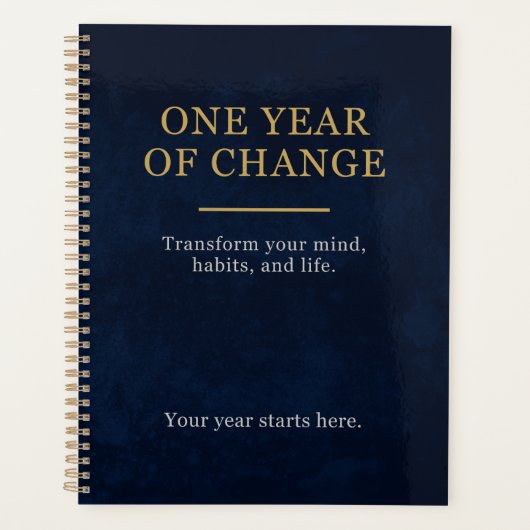 Mind Reset Minimalist Planner (Devant)