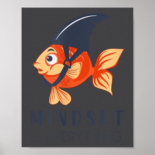 Mind Set Is Everything Insration Funny  Poster (Voorkant)