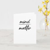 Mind Sticker  Kaart (Gele Bloem)