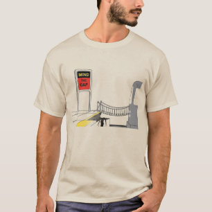 Mind the Gap – Surrealistische Londense treinkunst T-shirt