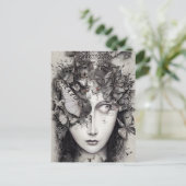 Mind vol Butterflies Briefkaart (Staand voorkant)