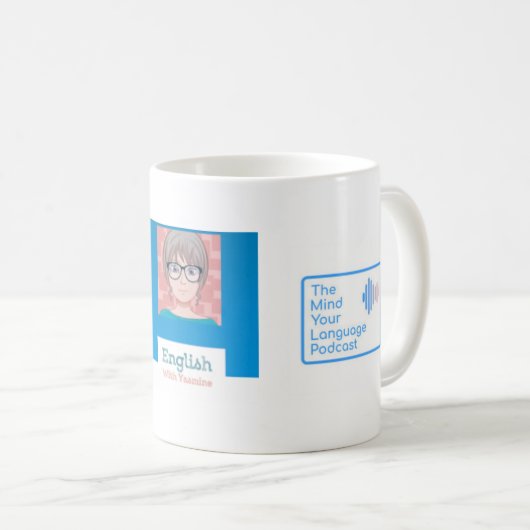 Mind Your Language Podcast Mug (Devant droit)