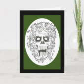 Mindblaasende Birthday Exploding Skull Kaart (Voorkant)