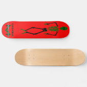 Mindcleaner Skelleton Skateboard (Horizontaal)