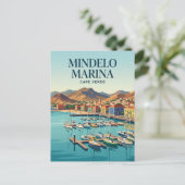 Mindelo Marina Kaapverdië Briefkaart (Staand voorkant)