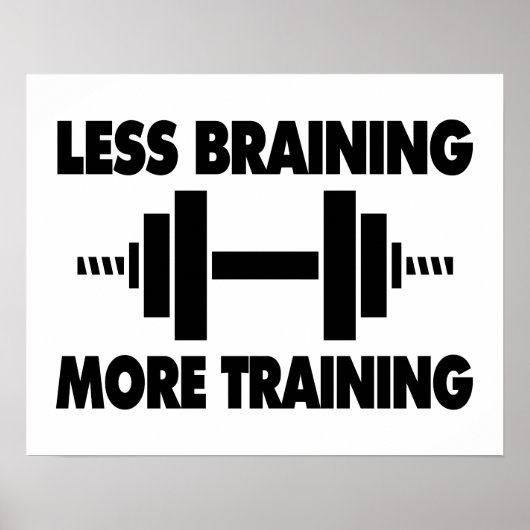 Minder brein meer training poster (Voorkant)