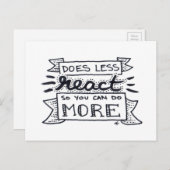 minder ? briefkaart (Voorkant / Achterkant)