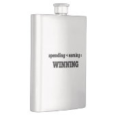 Minder dan verdienen wordt gewonnen flacon (Rechts)