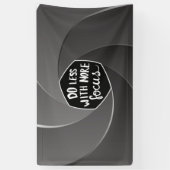 Minder doen met meer focus spandoek (Verticaal)