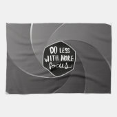 Minder doen met meer focus theedoek (Horizontaal)