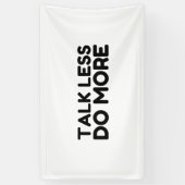 Minder doen spandoek (Verticaal)