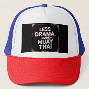 Minder drama, meer Muay Thai Classic Trucker Hat Pet