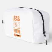 Minder gepraat, meer actie toilettasje (Rechterhoek)