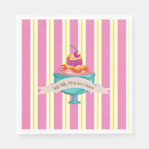 Minder gepraat, meer ijspapier servet