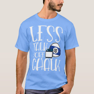 Minder Gesprek meer Krijt billard keu sport acht b T-shirt