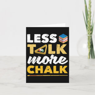 Minder Gesprek Meer Krijt Pool Speler Billard 8-ll Kaart