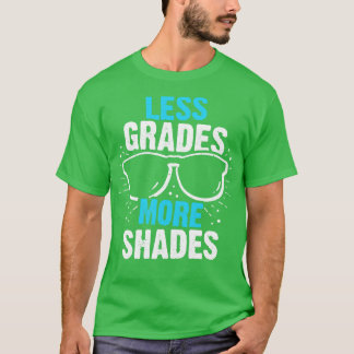 Minder graden meer schaduwen t-shirt