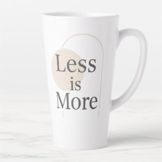 Minder is meer – minimalistisch modern offerteontw latte mok