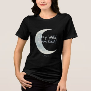 "Minder is meer Minimalistische esthetische typo Tri-Blend Shirt