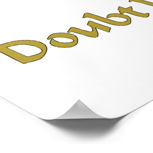 Minder is meer poster (Hoek)