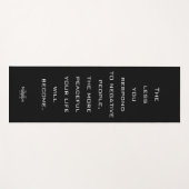 Minder je reageert op negatieve mensen Citaat Mono Yogamat (Voorkant (horizontaal))