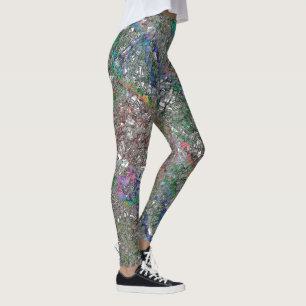 Minder kleurenstukken die niet echt bestaan leggings