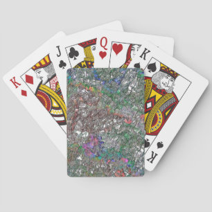 Minder kleurenstukken die niet echt bestaan pokerkaarten