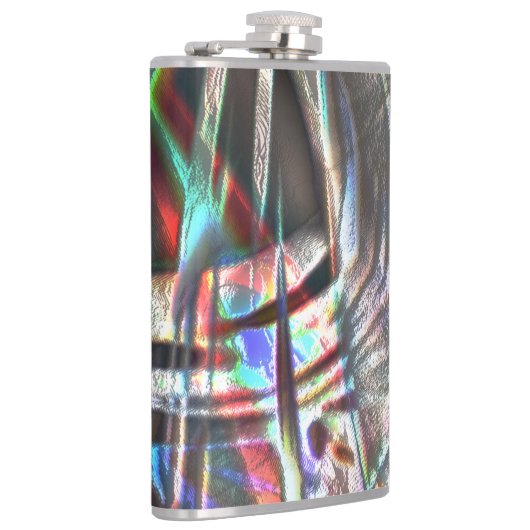 Minder kleurrijke beroertes in bijtend graan heupfles (Rechts)