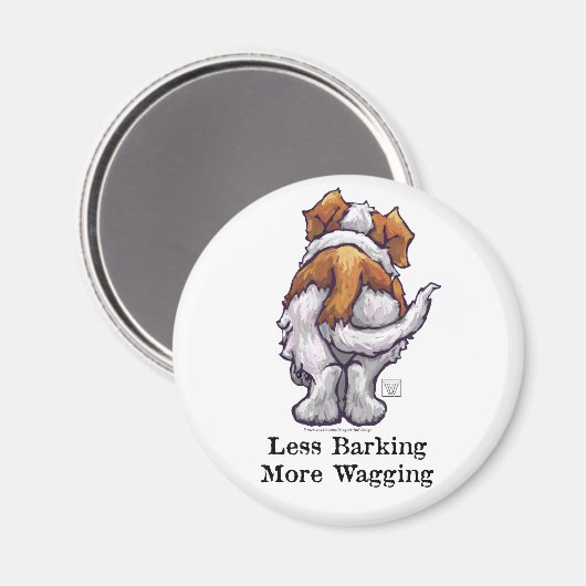 Minder knallen, meer waggen magneet (Voorkant / Achterkant)