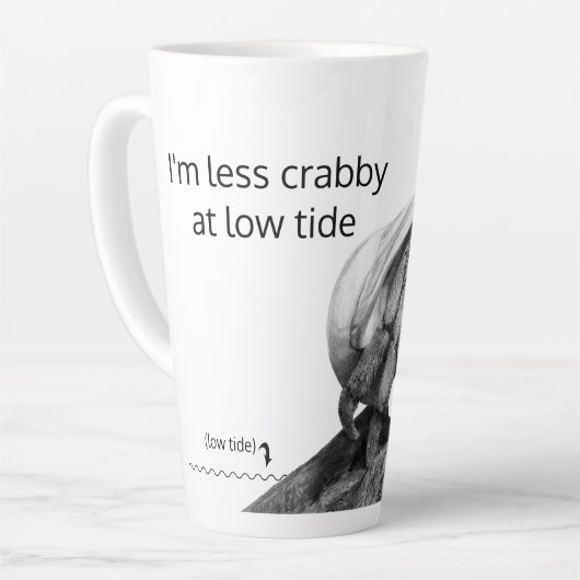 Minder krabby heeft koffie nodig Ecuadorian Hermit Latte Mok (Linkerhoek)