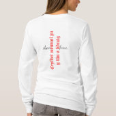 Minder kunst t-shirt (Achterkant)