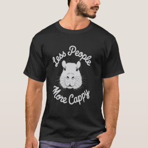 Minder Mensen Meer Cappy Capibara Dierentuin Dagto T-shirt