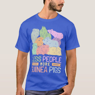 Minder mensen meer cavia's t-shirt
