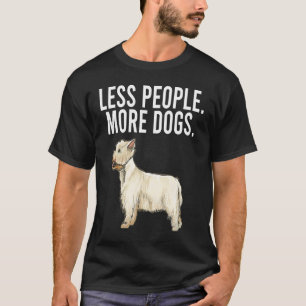 Minder mensen meer honden West Highland White Terr T-shirt
