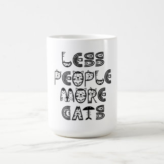 Minder Mensen Meer Katten Koffiemok