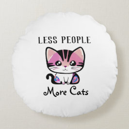 Minder mensen, meer katten rond kussen