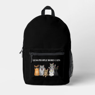 Minder Mensen Meer Katten Schattige Katten Spiek Bedrukte Rugzak