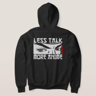 Minder praatje meer animum - grappige Anime Hoodie