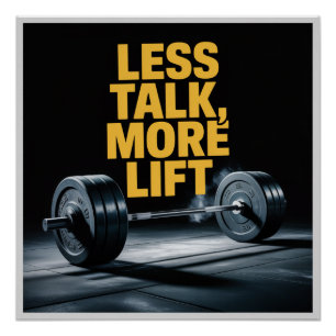 Minder Praten, Meer Succes Perfect Poster