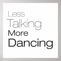 Minder praten over meer dansen