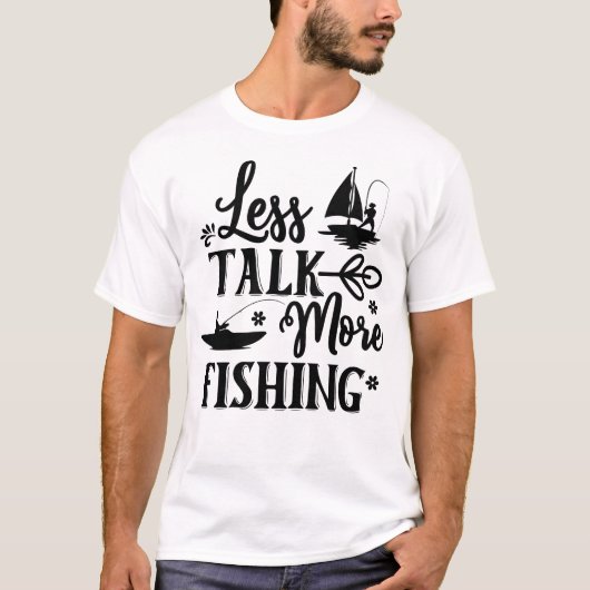 Minder praten Vist meer T-shirt (Voorkant)