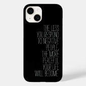 Minder reageren op negatieve mensen Case-Mate iPhone case (Achterkant)