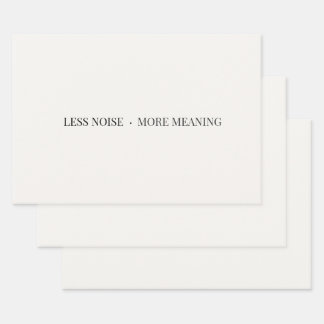 Minder Ruis Meer Betekenis Minimalistisch Inpakpap Inpakpapier Vel