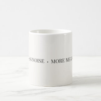 Minder Ruis Meer Betekenis Mok – Minimalistisch
