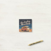 Minder scrollen, meer leven post-it® notes (Op bureau)