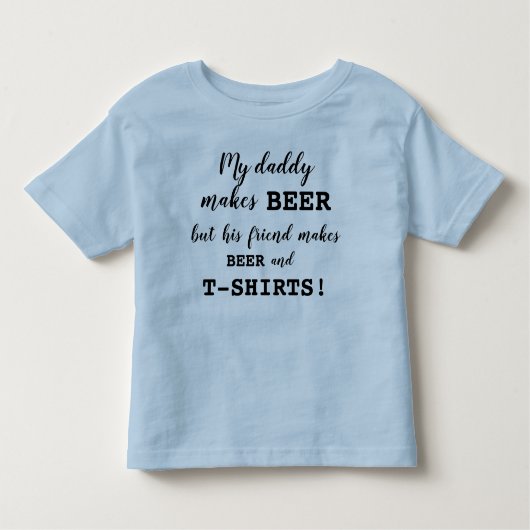 Minder Shirt van de Brouwerij voor Toddlers (Voorkant)