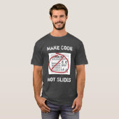 Minder Slideware Meer software T-shirt (Voorkant volledig)